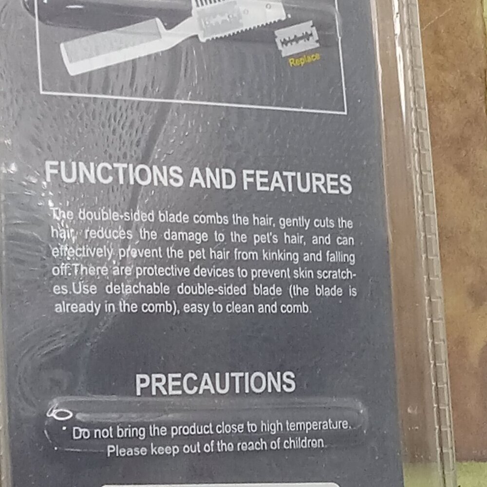 Professional PET Hair Cutting COMB Grooming TOOL New - Picture 3 of 4